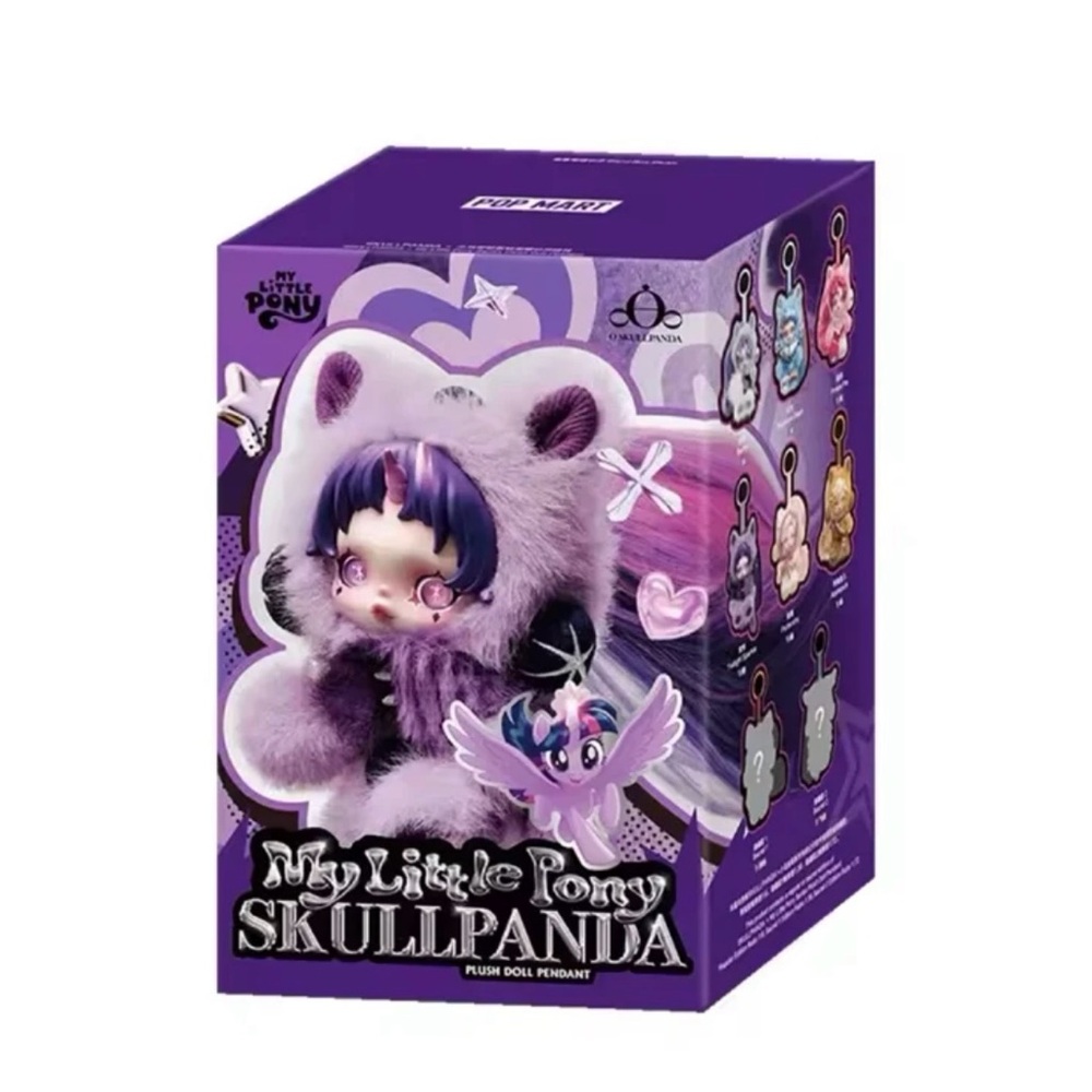 My Little Pony x Skullpanda collab Plush Authentic bag charm Rainbow Dash New - Picture 2 of 5